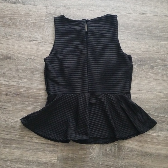 Black Ribbed Tank - Picture 3 of 3